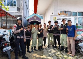 Jamin Keamanan Kota Bandar Lampung, Brimob Gegana Intensifkan Patroli Dialogis Ramadhan