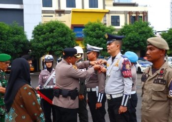 702 Personel Gabungan Siaga Amankan Mudik, 9 Pos Pengamanan Disiapkan di Bandar Lampung