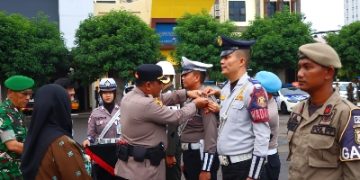 702 Personel Gabungan Siaga Amankan Mudik, 9 Pos Pengamanan Disiapkan di Bandar Lampung