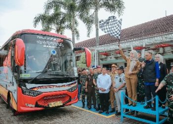 Wagub Jihan Nurlela Lepas 1.886 Pemudik dalam Program Mudik Gratis Lampung 2026