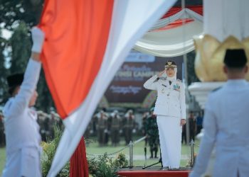 Wagub Jihan Nurlela Jadi Inspektur Upacara Peringatan Hari Jadi Provinsi Lampung ke-62