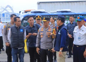 Kapolda Lampung Cek Kesiapan Pelabuhan Bakauheni Jelang Operasi Ketupat Krakatau 2026
