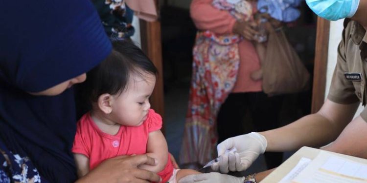 Lewat BIAS dan Posyandu, Dinkes Bandar Lampung Perluas Jangkauan Imunisasi Campak