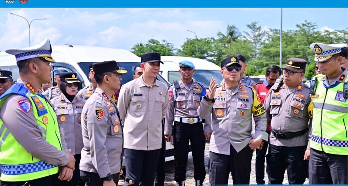 Bupati Egi Dampingi Wakapolri Dedi Prasetyo Tinjau Arus Mudik Bakauheni, Pastikan Pemudik Aman dan Nyaman