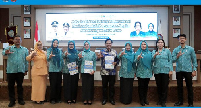 Lampung Selatan Jadi Pilot Project Imunisasi Zero Dose, 4.967 Anak Disasar di 28 Puskesmas