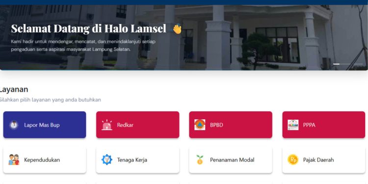Cukup Kirim “Hallo”, Warga Lampung Selatan Bisa Adukan Keluhan, Bupati Egi: Harus User-Friendly