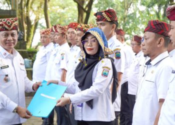 56 Pejabat Dilantik di Lokasi Wisata Way Belerang, Sekda Supriyanto: Jabatan Harus Dibayar dengan Kinerja Nyata