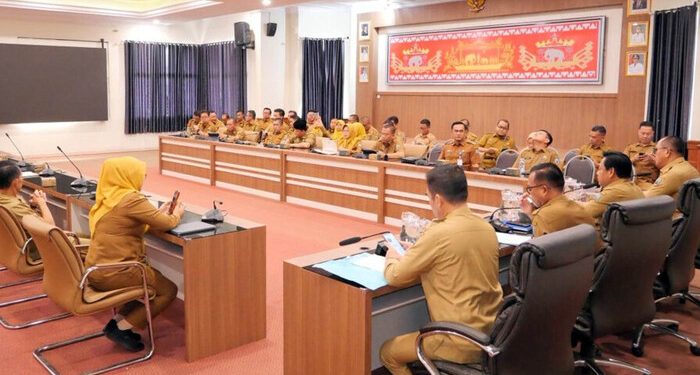 Rakor Mingguan Pemkab Lampung Selatan Perkuat Sinergi, Siapkan Peluncuran Layanan Halo Lamsel