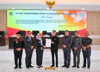 Rapat Paripurna DPRD Pesawaran Sampaikan Rekomendasi LKPJ 2025, Perkuat Evaluasi Kinerja Pemerintah