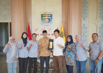 Gubernur Rahmat Mirzani Djausal Menerima Kunjungan Manajemen Kantor Berita RMOL Lampung