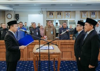 Budhi Darmawan Dilantik sebagai Kadis ESDM dan dan Febrizal Levi Jadi Kadis PSDA Provinsi Lampung