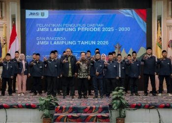 Sekdaprov Marindo Kurniawan Hadiri Pelantikan Pengurus JMSI Periode 2025–2030