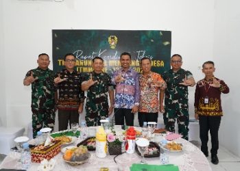 Danrem 043/Gatam Ikuti Rakornis TMMD – 128 TA. 2026 Bersama Waaster Kasad
