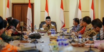 Gubernur Mirza Pimpin Rapat Pembahasan Arah Kebijakan Pendidikan di Provinsi Lampung