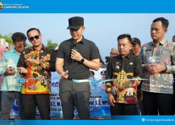Resmikan Jalan Lubuk Dalam-Way Urang, Bupati Egi Dorong Wisata Kalianda dan Dongkrak Ekonomi Warga