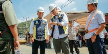 Gubernur Mirza Kawal Perbaikan Ruas Jalan Provinsi Wates–Metro yang Menelan Anggaran Rp14,67 Miliar