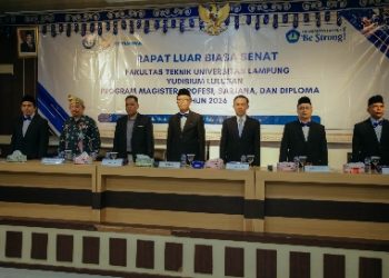 Hadiri Yudisium Fakultas Teknik Unila, Sekdaprov Marindo Kurniawan Motivasi para Lulusan