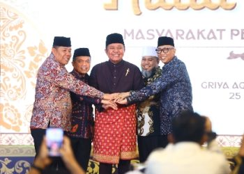 Gubernur Rahmat Mirzani Djausal Hadiri Silaturahmi Masyarakat Perantau Sumbagsel di Palembang