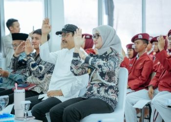 Dampingi Menteri Sosial Saifullah Yusuf, Wagub Jihan Nurlela Tinjau Pelaksanaan Sekolah Rakyat