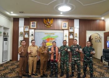 Pererat Sinergitas, Danrem 043/Gatam Silaturahmi ke Kantor Walikota Metro