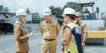 Wagub Jihan Nurlela Lakukan Groundbreaking Ruas Jalan Bandar Sakti–SP Daya Murni