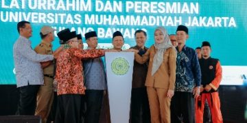 Wagub Jihan Nurlela Dampingi Mendikdasmen Abdul Mu’ti Resmikan Kampus UMJ di Kabupaten Tulang Bawang