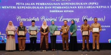 Pemprov Lampung Raih Penghargaan Apresiasi PJPK dari Menteri Kependudukan dan Pembangunan Keluarga/Kepala BKKBN RI