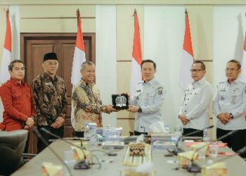 Sekdaprov Marindo Kurniawan Terima Kunjungan Pimpinan Ombudsman RI Fikri Yasin dan Jajaran Perwakilan Lampung