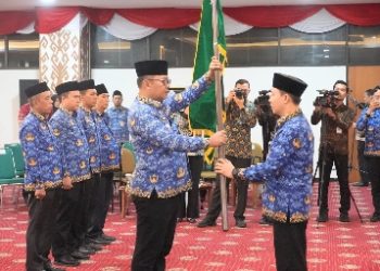 Sekdaprov Marindo Kurniawan Kukuhkan Pengurus KORPRI Way Kanan, Tekankan Peran Strategis ASN