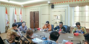 Sekdaprov Marindo Pimpin Rakor Pemanfaatan DTSEN Bersama BPS, Diinterintegrasikan dalam Aplikasi Siger