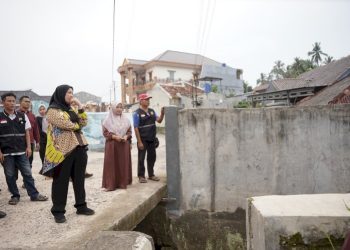 Cegah Banjir, Eva Dwiana Sidak Saluran Air di Pujangga Alam