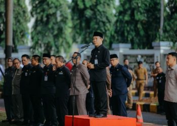 Pimpin Apel Pembinaan Satpol PP, Sekdaprov Marindo Kurniawan Tekankan Profesionalisme dan Soliditas Aparatur